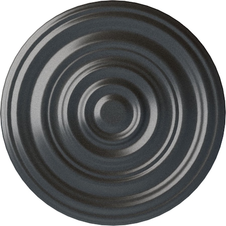 Ekena Millwork Carton Smooth Ceiling Medallion (Fits Canopies up to 9 1/8"), 29 1/8"OD x 1 1/2"P, Pewter CM29CAPES